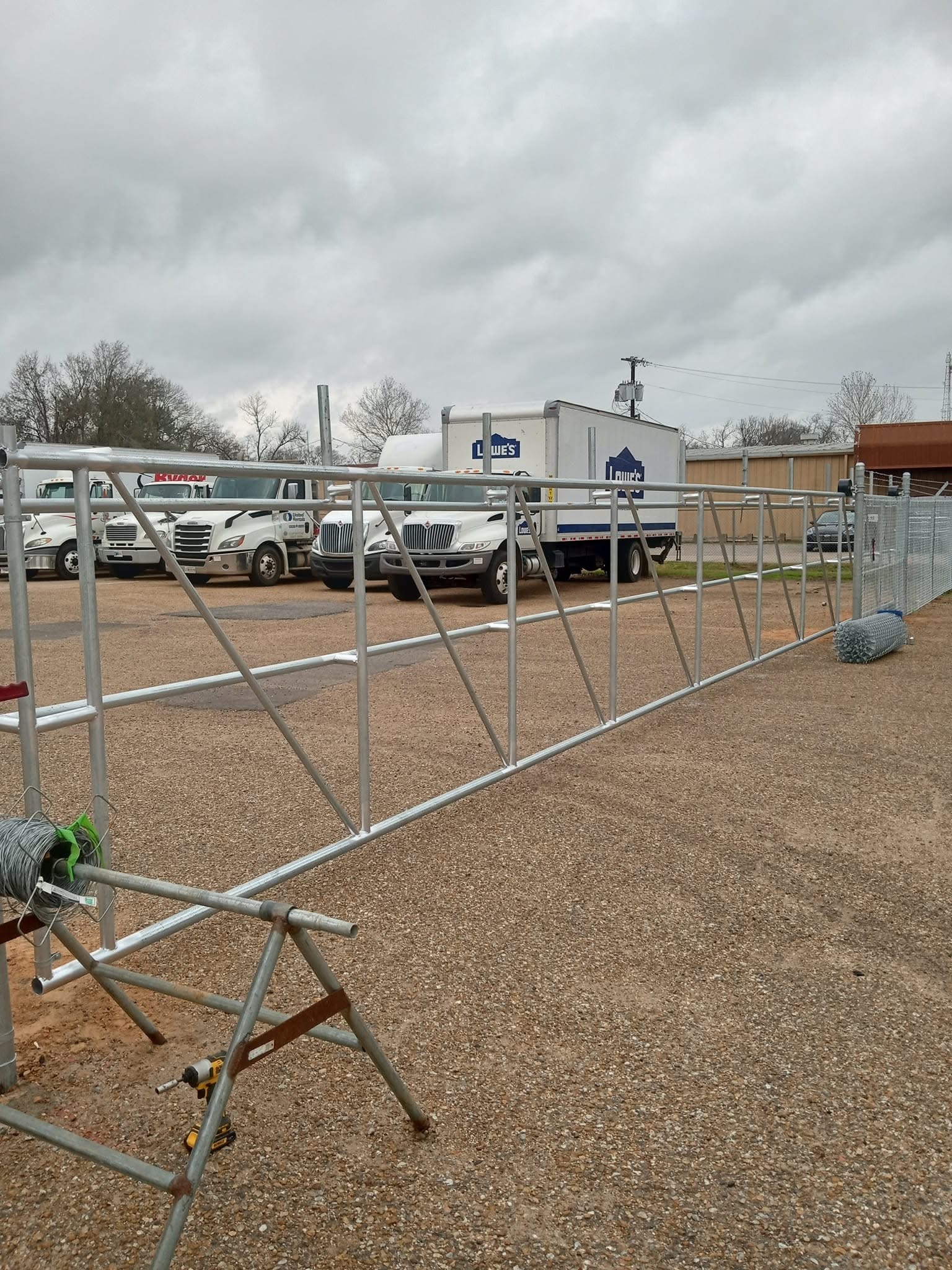 Commercial slide gate fabrication